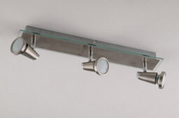 Luminosa Lighting Luminosa Spot Led 3 Light Adjustable Spotlight Bars Nickel 400Lm 2700K 46X12X7Cm - thumbnail 3