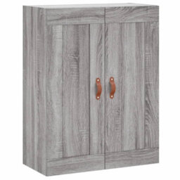 Berkfield Wall Mounted Cabinet Grey Sonoma 69.5X34X90 Cm Engineered Wood - thumbnail 2