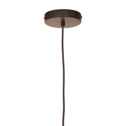 Orsina Small Black Pendant Light With Iron Frame, Perforated Shade Hanging Fixture, Artistic Black Pendant Lamp - thumbnail 3