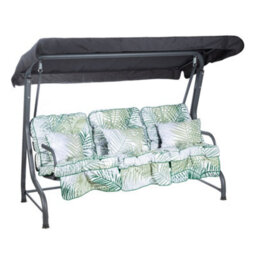 Alfresia Replacement Bamboo Leaf Garden Polyester Swing Seat Cushion - Classic Style - thumbnail 8
