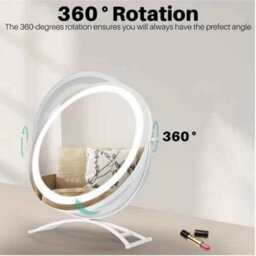 500mm Round Hollywood Mirror With Led Lights Dressing Table Vanity Make Up Mirror - thumbnail 5