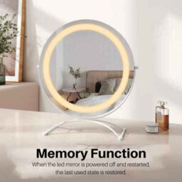500mm Round Hollywood Mirror With Led Lights Dressing Table Vanity Make Up Mirror - thumbnail 4