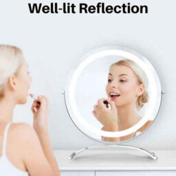 500mm Round Hollywood Mirror With Led Lights Dressing Table Vanity Make Up Mirror - thumbnail 6