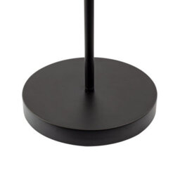Happy Homewares Led Double Spot Black Metal Floor Lamp With Foot Switch And Adjustable Heads - thumbnail 4