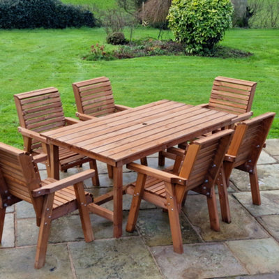 Churnet Valley Garden Furniture Ltd Churnet Valley Garden Furniture Valley 6 Seater Set 6Xc - image 1