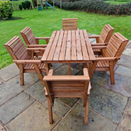 Churnet Valley Garden Furniture Ltd Churnet Valley Garden Furniture Valley 6 Seater Set 6Xc - thumbnail 2