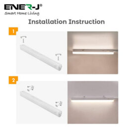 Ener-J Ener - J T5 Led Linear Batten Light 120Cm Pack Of 2 Cct Switchable 20W - thumbnail 4