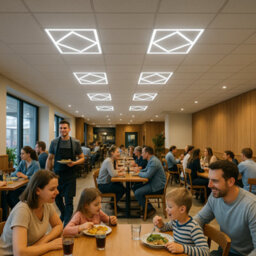 Brightex LED Brightex, Pack Of 10 Led Panel Light Diamond 600X600mm 72W 7200Lm Recessed Suspended Ceiling Tile Cool White Office Light - thumbnail 7
