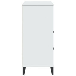 Berkfield Industrial Bookcase Viken White 80X40X90 Cm Engineered Wood - thumbnail 7
