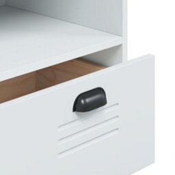 Berkfield Industrial Bookcase Viken White 80X40X90 Cm Engineered Wood - thumbnail 9