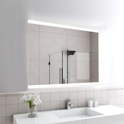 FNX Bathrooms Hamilton Smart Led Bathroom Mirror With Bluetooth Speakers, Tunable Light & Anti-Fog Demister - 800X600mm - image 1