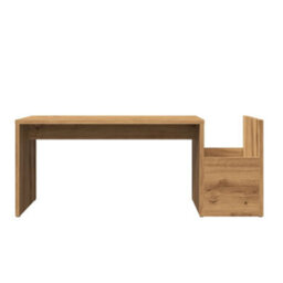 Berkfield Coffee Table Artisian Oak 90X45X35 Cm Engineered Wood - thumbnail 4