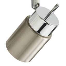 GoodHome Hades Plate Square Satin Nickel Effect 4 Light Spotlight - thumbnail 3