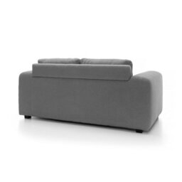 Abakus Direct Boston 3 Seater Sofa In Dark Grey Basket Weave - thumbnail 4