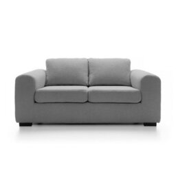 Abakus Direct Boston 3 Seater Sofa In Dark Grey Basket Weave - thumbnail 2