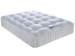 Divan Base Direct Dura Beds Royal Crown Natural 2000 Pocket Sprung Top Divan Bed Set 5Ft King 4 Drawers- Plush Light Silver - thumbnail 2