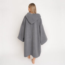 OHS Adult Poncho Oversized Hooded Towel Bath Robe - thumbnail 3