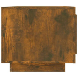 Berkfield Sturdy Coffee Table Smoked Oak 102X50X45 Cm Engineered Wood - thumbnail 7