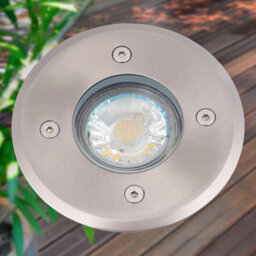 First Choice Lighting Set Of 2 Lipa - Outdoor Recessed Ground Lights - thumbnail 5