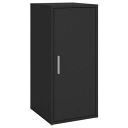 Berkfield Shoe Cabinet Black 32X35X70 Cm Engineered Wood - thumbnail 6