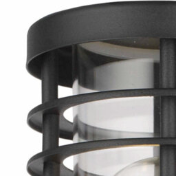 First Choice Lighting Bloom - Black Ip44 Outdoor Motion Sensor Wall Lamp - thumbnail 3