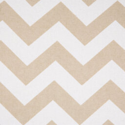 Wyld And Coco Beige Cotton Footstool With Rubberwood Legs And Chevron Pattern - 50 X 30 X 35 Cm - thumbnail 6