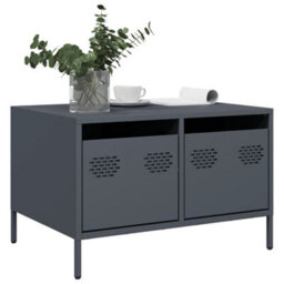 Berkfield Tv Cabinet Anthracite 68X50X43.5 Cm Cold-Rolled Steel