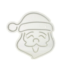 Samuel Alexander 35Cm Usb Powered Light Up Christmas Santa Multi-Coloured Neon Sign - thumbnail 2
