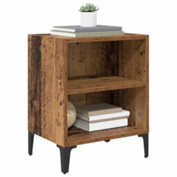 Berkfield Bedside Cabinet Old Wood 40X30X50 Cm Engineered Wood - thumbnail 3