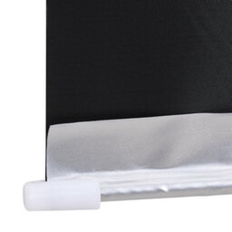 Living And Home Black 2-Piece Manual Roller Blind/blackout Curtain, 45Cm (W) X 125Cm (H) - thumbnail 7