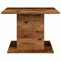 Berkfield Coffee Table Old Wood 55.5X55.5X40 Cm Engineered Wood - thumbnail 4
