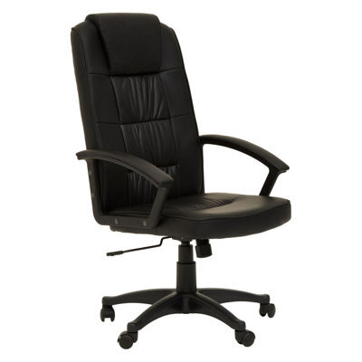 Orsina Ergonomic Black Home Office Chair, Comfortable Work From Home Chair, Movable Ergonomic Chair For Office - image 1