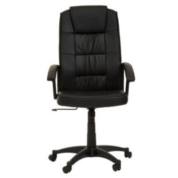 Orsina Ergonomic Black Home Office Chair, Comfortable Work From Home Chair, Movable Ergonomic Chair For Office - thumbnail 3