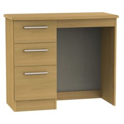 Montana Ready Assembled Oak Effect 3 Drawer Dressing Table (H)800mm (W)930mm (D)410mm - thumbnail 2