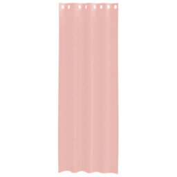 Berkfield Durable Voile Curtains With Grommets 2 Pcs Pink 140X260 Cm - thumbnail 4