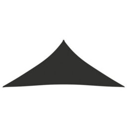 Berkfield Sunshade Sail Oxford Fabric Triangular 3X3X3 M Anthracite - thumbnail 2