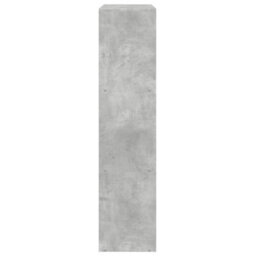Walplus Room Divider Bookcase 3 Tier Concrete Grey 123X29X123 Cm Engineered Wood - thumbnail 6