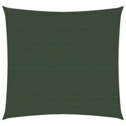 Berkfield Sunshade Sail 160 G/m2 Dark Green 4X4 M Hdpe - thumbnail 1
