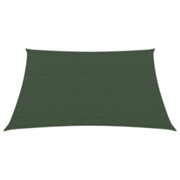 Berkfield Sunshade Sail 160 G/m2 Dark Green 4X4 M Hdpe - thumbnail 2