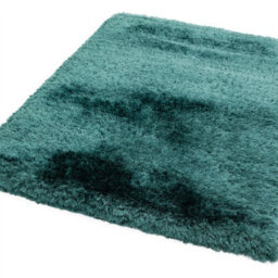 Teal Handmade , Luxurious , Modern , Plain , Shaggy , Sparkle Easy To Clean Rug For Living Room, Bedroom - 70Cm X 140Cm - thumbnail 3
