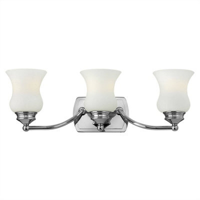 Luminosa Lighting Luminosa Constance 3 Light Bathroom Over Mirror Wall Light Polished Chrome Ip44, G9
