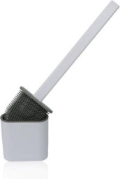 Divchi Toilet Brushes & Holders Bathroom Accessory  Cleaning Products  Silicone  Deep Cleaner  Holder Set (White)