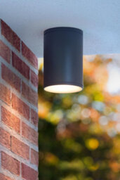 Lucide Tubix Outdoor Flush Ceiling Light Anthracite - thumbnail 4