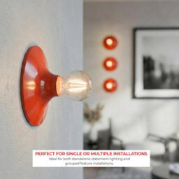 E27 Light Socket Lamp Holder Wall,ceiling Mount, 150mm Base Plate, Easy Install - thumbnail 5