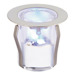 Ip67 Decking Plinth Light Kit 10X 0.45W Blue Round Garden Lamps Outdoor Rated - thumbnail 4