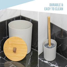 Stone Bathroom Accessory Set  Modern Bathroom Essentials Set - thumbnail 4