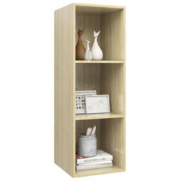 Walplus Wall-Mounted Tv Cabinet Sonoma Oak 37X37X107 Cm Engineered Wood - thumbnail 3