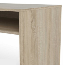 Wyld Haus Billabong L-Shaped Office Desk In White And Oak With 1 Drawer And 1 Door - thumbnail 7