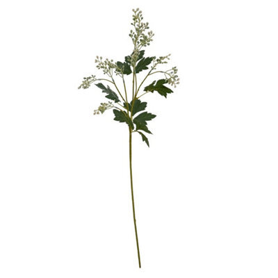 Hill Interiors Milk Thistle Bud Spray Artificial Flower - Plastic - L20 X W20 X H76 Cm - Green - image 1