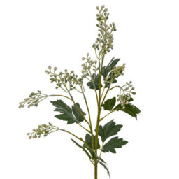 Hill Interiors Milk Thistle Bud Spray Artificial Flower - Plastic - L20 X W20 X H76 Cm - Green - thumbnail 2